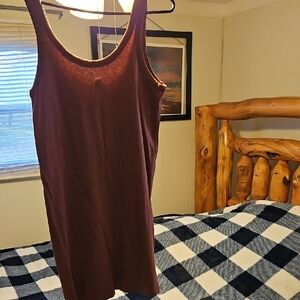Lululemon Athletica Rust Tank Dress